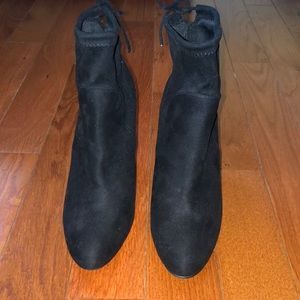 Black Booties Size 7.5